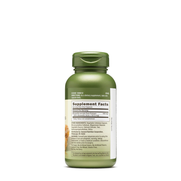 GNC Herbal Plus Boswellia Extract 450mg Supplement, Vegetarian, Supports Joint Health, 100 Servings