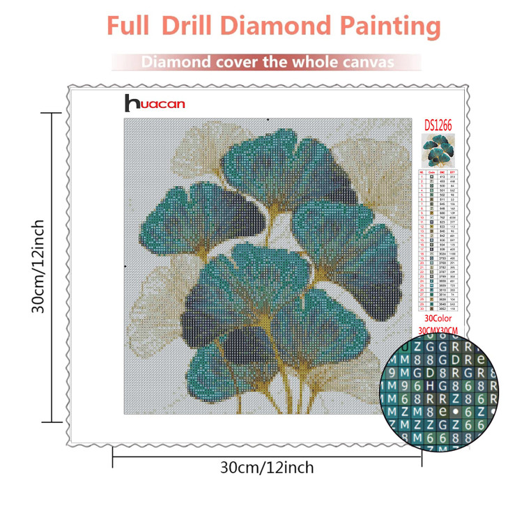 Huacan Diamond Painting Kits for Adults DIY 5D Full Square Drill Crystal Rhinestone Embroidery Pictures Arts Craft for Home Wall Decor (Flower)