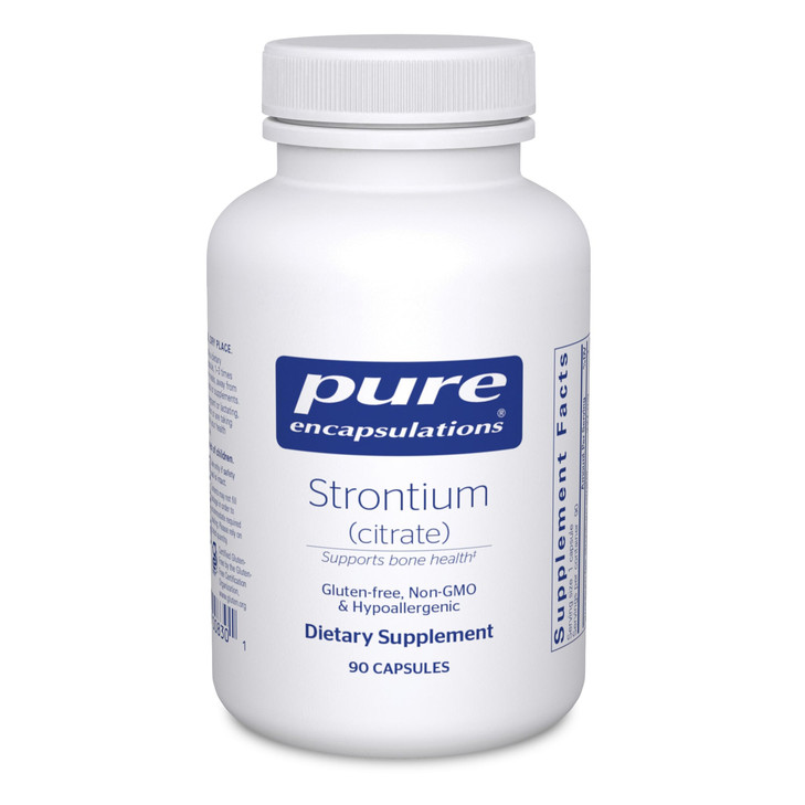 Pure Encapsulations Strontium (Citrate) | Hypoallergenic Dietary Supplement to Support Healthy Bones* | 90 Capsules
