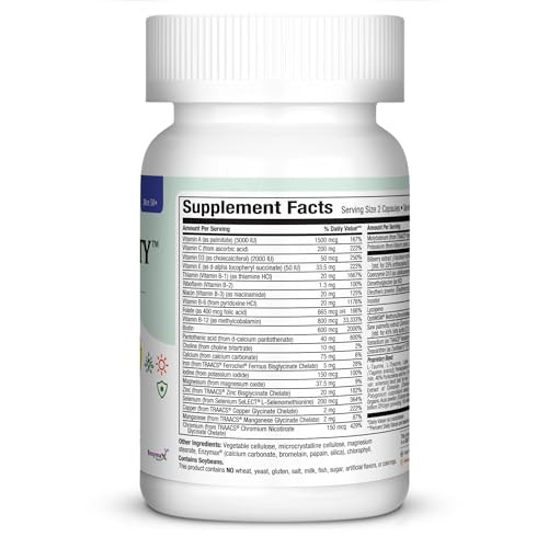 Mens Multivitamin 50 Plus  Daily Multivitamin for Men Over 50 with Vitamin B12, A, D, C, Zinc, Magnesium & More  Energy, Immune & Heart Support Men