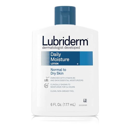 Lubriderm Daily Moisture Lotion For Normal To Dry Skin 6oz Pack of 3