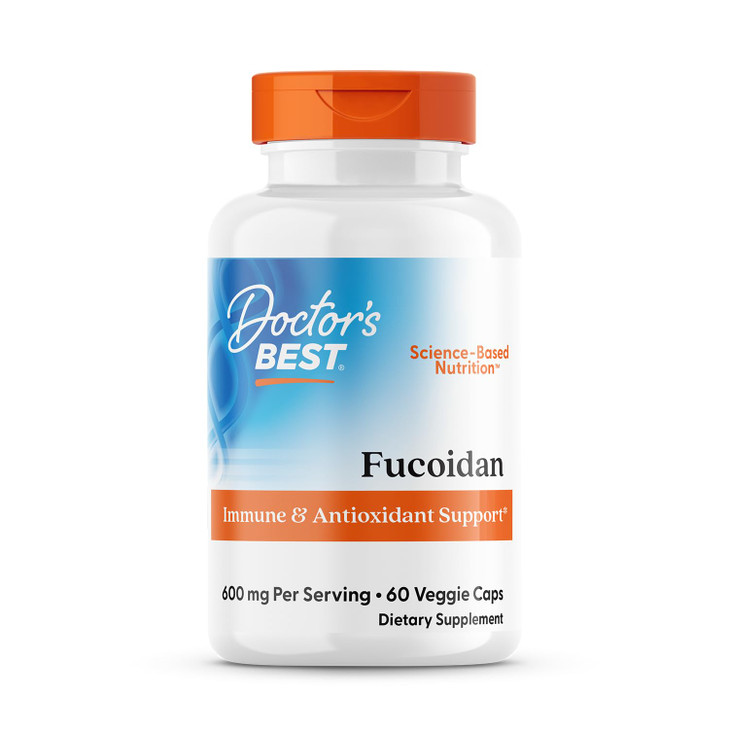 Doctor's Best Fucoidan 70%, Non-GMO, Vegan, Gluten Free, 60 Count
