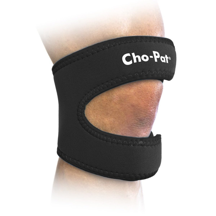 Cho-Pat Dual Action Double-Layer Adjustable Knee Strap, Full Mobility and Knee Pain Relief for Chondromalacia, Osgood Schlatters, Tendonitis, and Me