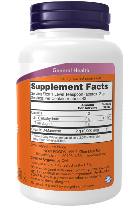 D-Mannose Powder 3 Ounces (Pack of 2)