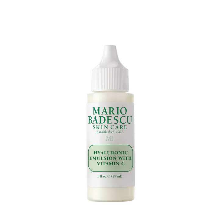 Mario Badescu Hyaluronic Emulsion with Vitamin C Face Serum - Skin Brightening Serum with Hydrating, Light, Silky Formula - Restores Radiance for Fre