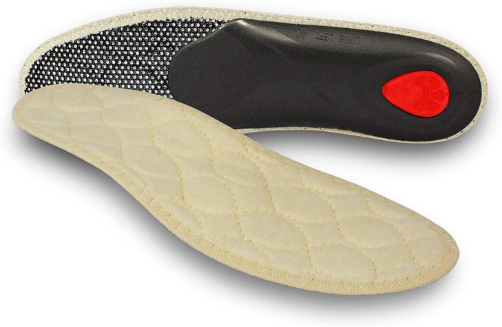 Pedag Viva Winter | Insulating Insoles | Made in Germany | Heel Cushion, Longitudinal & Metatarsal Arch Support | Boost Warmth & Comfort | 1 Pair | M