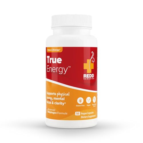 Redd Remedies, True Energy, Supports Energy Production and Stamina, 50 Vegan Capsules