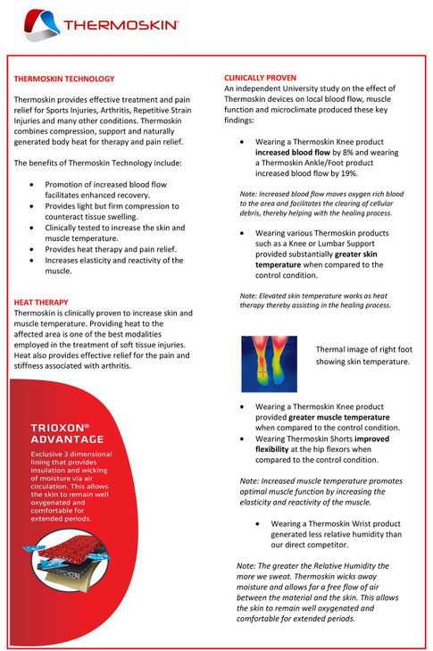 Thermoskin Ankle Wrap, Thermal Support, Beige, Medium