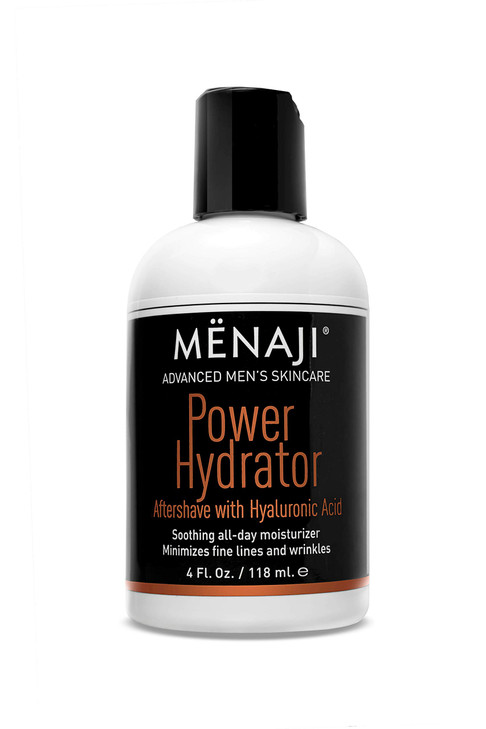 MËNAJI Power Hydrator Aftershave - Razor Burn Relief - Mens Aftershave - Razor Bump and Ingrown Hair Treatment - All Natural - 4 Fl Oz