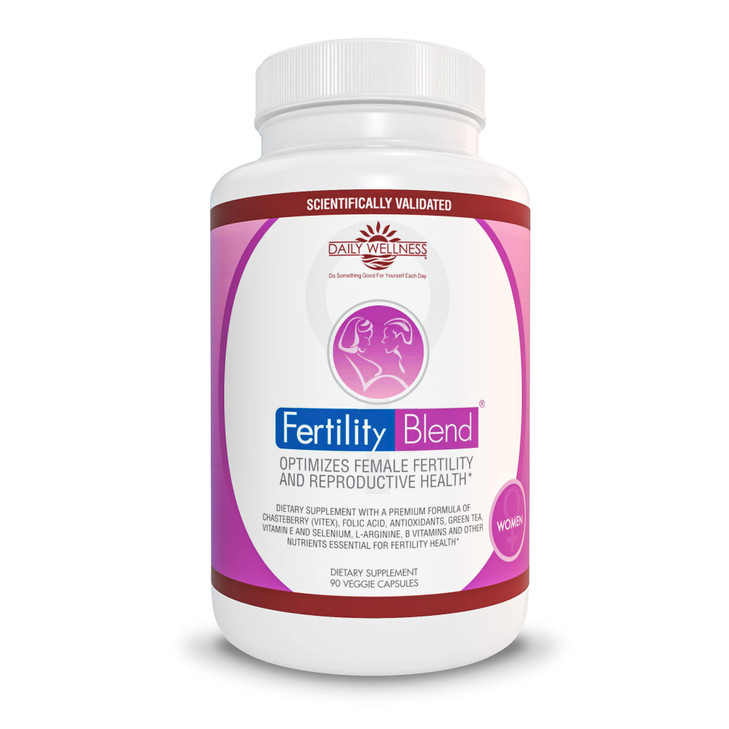 Daily Wellness Fertility Blend for Women - Fertility Supplements for Women, Conception Fertility Prenatal Vitamins, Trying to Conceive Progesterone S