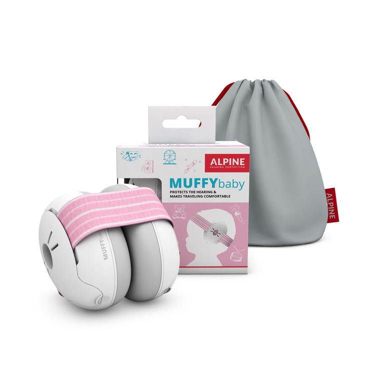 Alpine Muffy Baby Ear Protection for Babies and Toddlers up to 36 Months - CE & ANSI Certified - Noise Reduction Earmuffs - Comfortable Baby Headphon