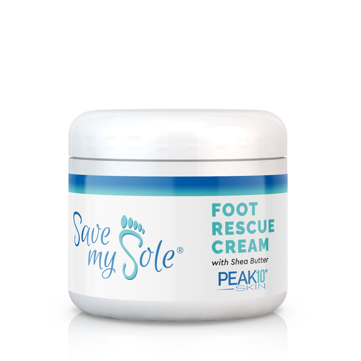 PEAK 10 SKIN - SAVE MY SOLE foot rescue cream 4oz