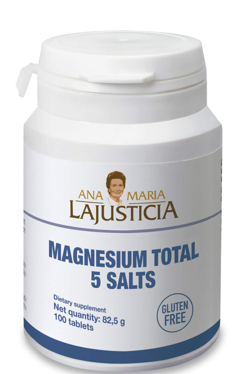 Magnesium 5-in-1 Complex by Ana Maria Lajusticia  High Absorption  100 Vegan Tablets  Kosher & Halal Certified