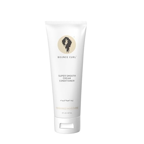 Bounce Curl Super Smooth Cream Conditioner, Lightweight Conditioner Infused with Aloe & Safflower Oil, Hydrating Formula For Fine and Medium Hair Tex