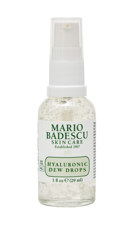 Mario Badescu Hyaluronic Dew Drops for All Skin Types  Hydrating Gel-Serum Hybrid with Sodium Hyaluronate, Niacinamide & Botanical Extracts for a De