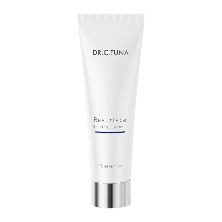 FARMASi Dr. C. Tuna Resurface Refining Cleanser, Gentle Creamy Face Wash with Chicory Leaf Extract, Pore Refining Daily Facial Cleanser for All Skin