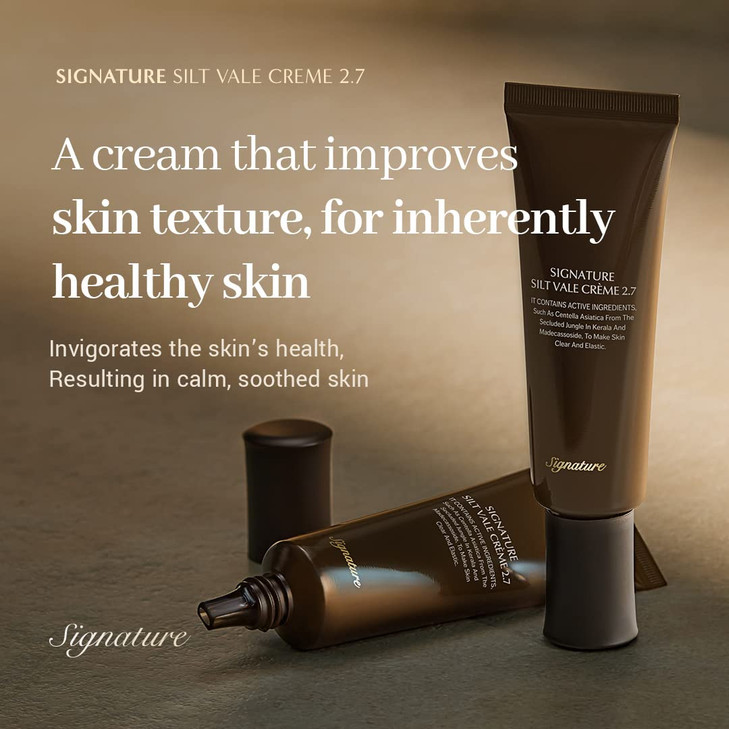 SIGNATURE SILT VALE Skin Recovery Cream 2.7, 50ml / 1.69oz Repair & Soothing Moisturizer, Anti-Aging Korean Skincare, Fine Lines & Skin Glow Improvem