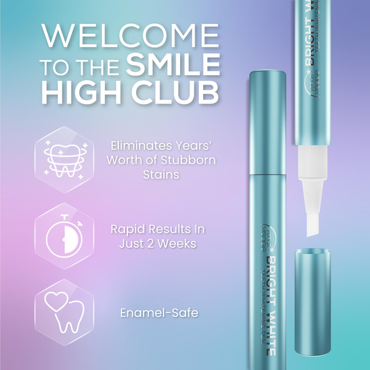 Venus Visage Teeth Whitening Pen, 40+ Uses - Teeth whitening Gel with Professional Formulation and Ingredients - Best Teeth Whitener Overnight and No
