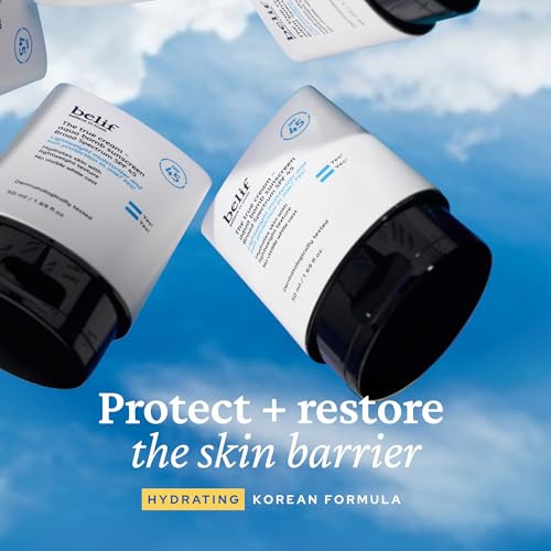 belif Aqua Bomb SPF 45 Hydrating Niacinamide Sunscreen (1.69 fl. oz) - The True Cream PA++++, Daily Broad Spectrum, No White Cast, Weightless & Invis