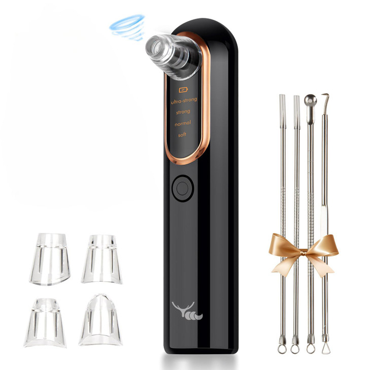 Yccu Blackhead Remover Vacuum Professional Pore Vacuum Black Head Remover for Face USB Rechargeable Blackhead Extractor for Removing Blackhead Whiteh