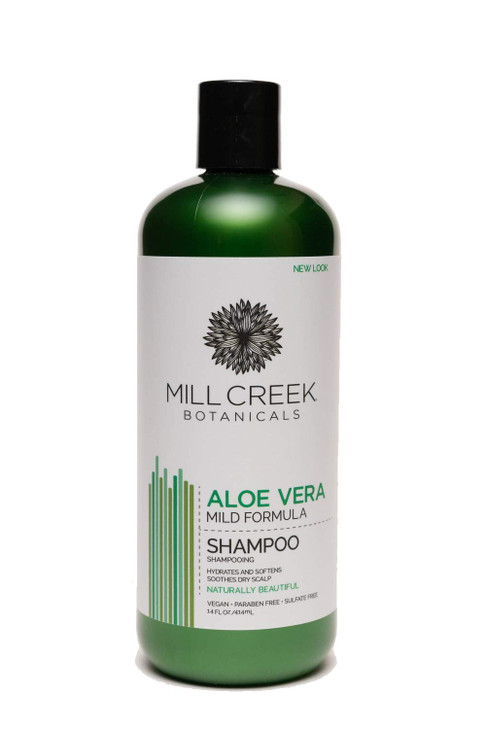 Mill Creek Botanicals Aloe Vera Shampoo 14 Fl Oz (Pack of 2)
