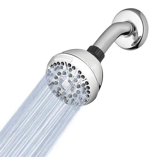 Waterpik PowerPulse Therapeutic Massage Shower Head, 6-Modes, Chrome, XAS-613E