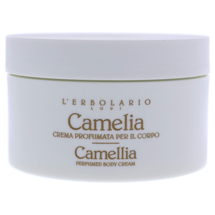 LErbolario Body Cream  Moisturizing Body Butter  Nourishes, Protects with Camellia Oils  Floral Scented Antioxidant Skin Care  Camellia  6.7 oz
