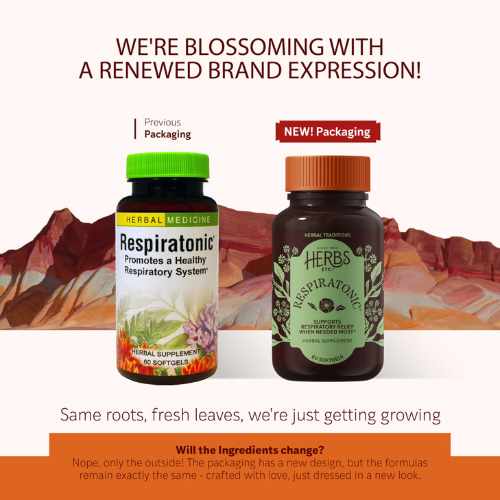 Herbs Etc. Respiratonic - 60 - Softgel