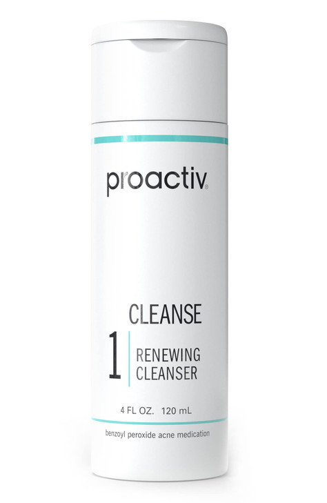 Proactiv Acne Cleanser - Benzoyl Peroxide Face Wash and Acne Treatment - Daily Facial Cleanser and Hyularonic Acid Moisturizer with Exfoliating Beads