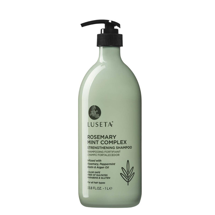 Luseta Rosemary Mint Strengthening Shampoo Hydrating and Nourishing Damaged Hair Thickening Shampoo for Thinning Hair,Reduce Frizz and Add Shine for