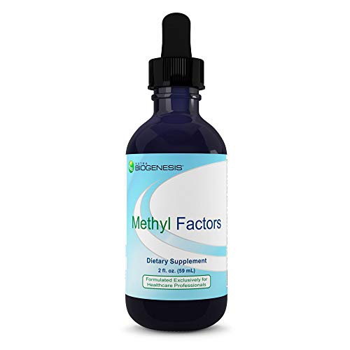 Nutra Biogenesis Methyl Factors - Vitamin B12 Drops, Methylfolate Drops, Sublingual Liquid for Women & Men, B Complex with Folic Acid for Kids & Adul