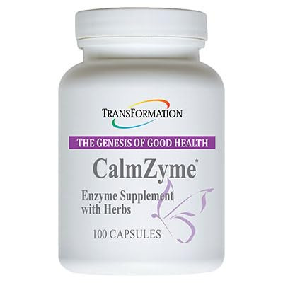 Transformation The Genesis of Good Health Enzymes CalmZyme Supplement with Enzymes & Herbal Blend, Maximize Digestion of Nutrients, Production of Ene