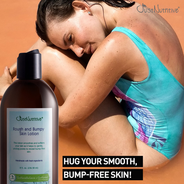 Just Nutritive Rough And Bumpy Skin Lotion | Dry Skin Lotion | Body Lotion | Smoothing Lotion for Dry, Rough Patches and Tiny Bumps | Lotion for Kera
