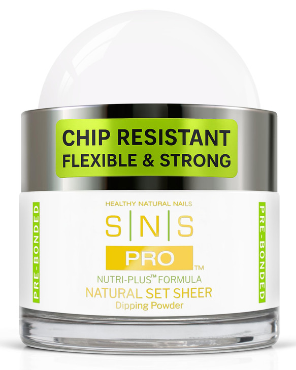 SNS Nail Dip Powder, Natural Set Sheer (Natural/Nudes, Sheer) - Long-Lasting Acrylic Nail Color & Polish Lasts up to 14 days - Low-Odor & No UV Lamp