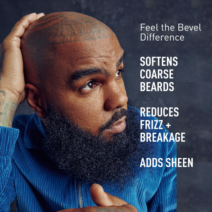 Bevel Mens Beard Grooming Kit - Includes Beard Conditioner, Hair Nourishing Pomade, and Beard Oil to Soften, Hydrate and Strengthen Beard and Reduce