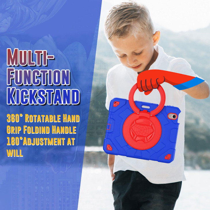 ZSLVPN Kids Case for iPad Air 11 Inch M3 2025/M2 2024 (Air 6th Generation): Shockproof Protective Case with 360° Rotating Handle & Stand- Screen Prot