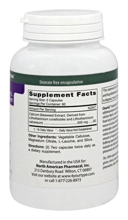 D'Adamo Personalized Nutrition - ClearCal 120 vcaps