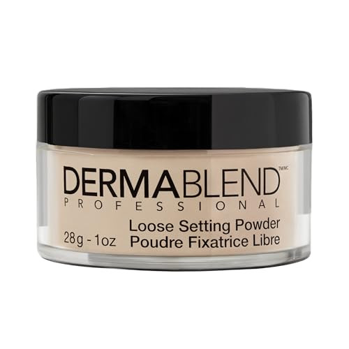 Dermablend Loose Setting Powder, Cool Beige Face Powder & Finishing Powder Makeup for Light, Medium and Tan Skin Tones, Mattifying Finish and Shine C