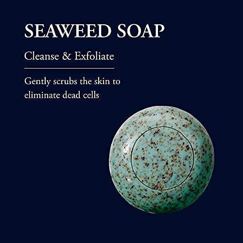 PHYTOMER Natural Seaweed Soap Bar | Cleansing & Exfoliating Body Soap | Eliminates Dead Skin Cells | Moisturizing Body Cleanser | 150 gr