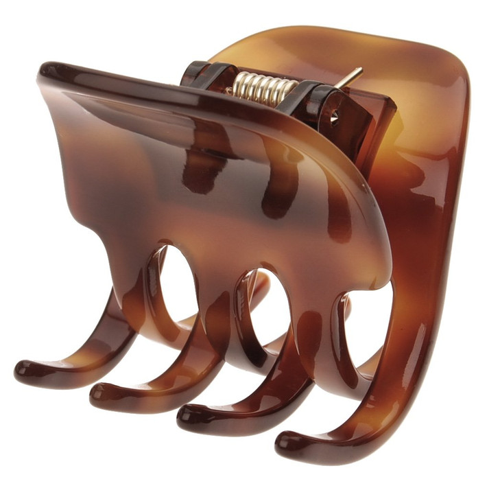 France Luxe Medium Gallery Claw Clip - Tortoise