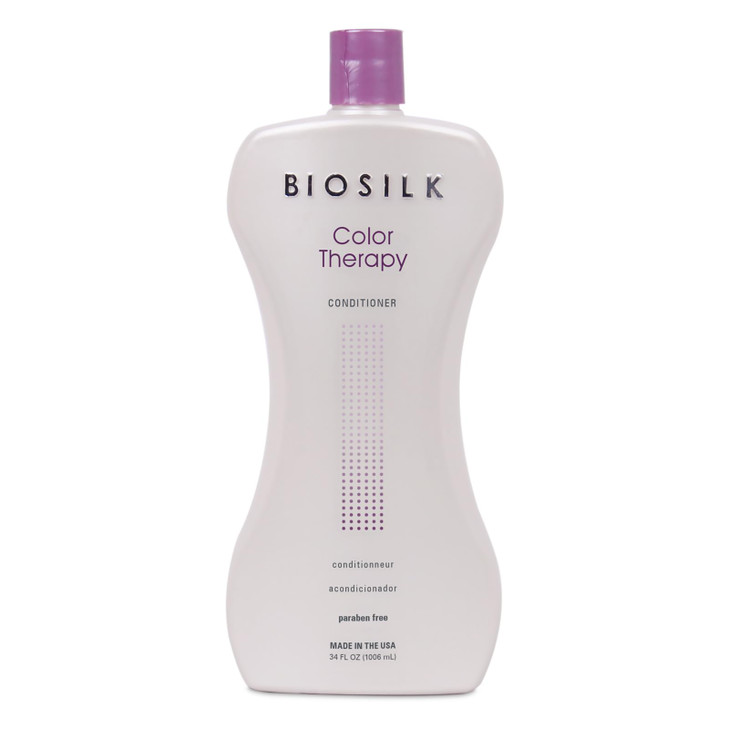 Biosilk Color Therapy Conditioner, Replenishes Moisture While Protecting Color, Enhances Vibrancy & Shine, Sulfate, Paraben, & Cruelty-Free, 34 Oz