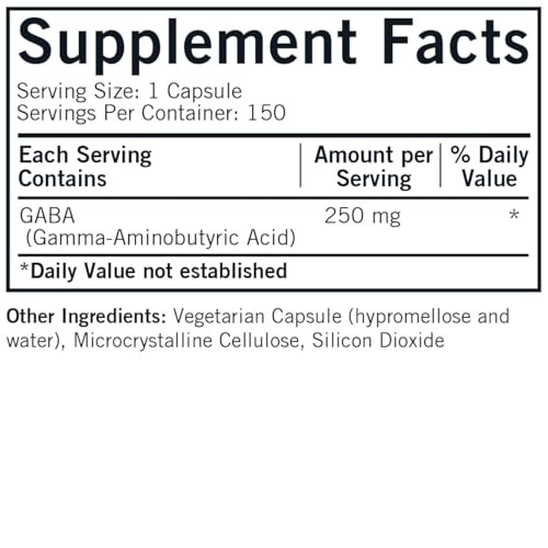 GABA 250 mg - Hypoallergenic , 150 capsules