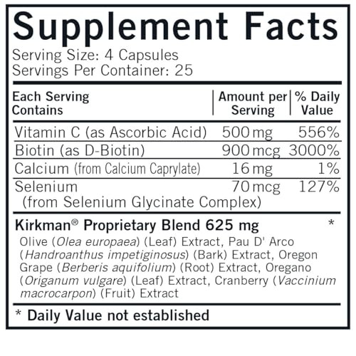 Yeast-Aid Advanced Formula - Hypoallergenic 100 ct.