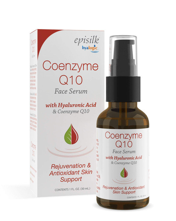 Hyalogic Episilk Coenzyme Q10 Serum w/Hyaluronic Acid for Collagen Support | Visible Firming Facial Serum For Dry Skin | Skin Rejuvenation - Antioxid