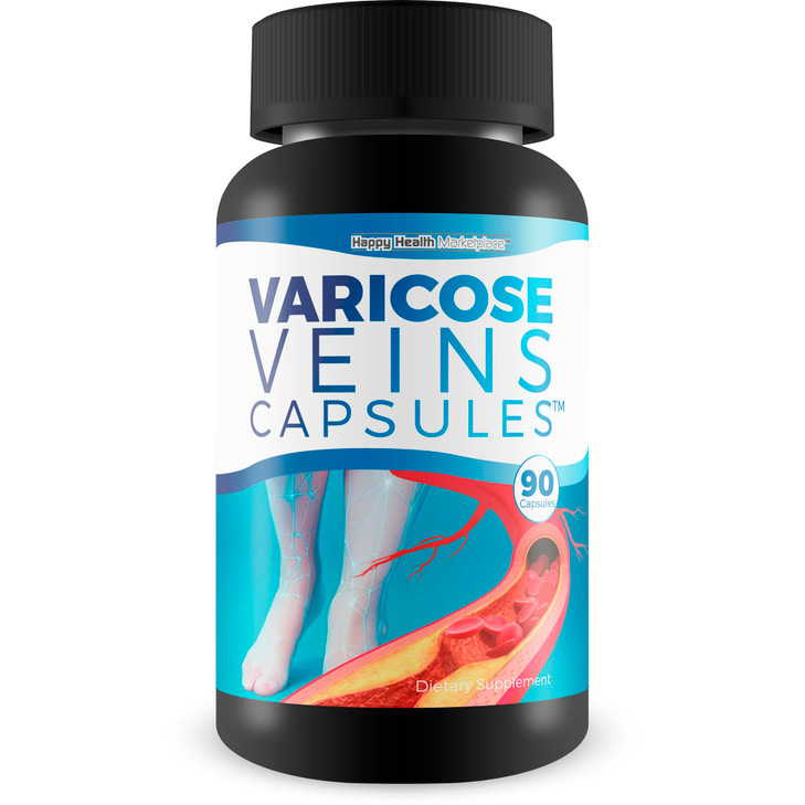 Varicose Veins Capsules - Our Best Natural Varicose Veins Treatment - Varicose Vein Supplement Anti Varicose Veins Women - Herbal Varicose Veins Trea