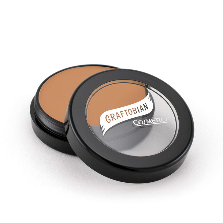 Graftobian HD Glamour Crème Foundation 1/2oz, Weightless Full Coverage Makeup, 65 Inclusive Shades, For All Skin Types, Natural or Full-Glam Looks, F