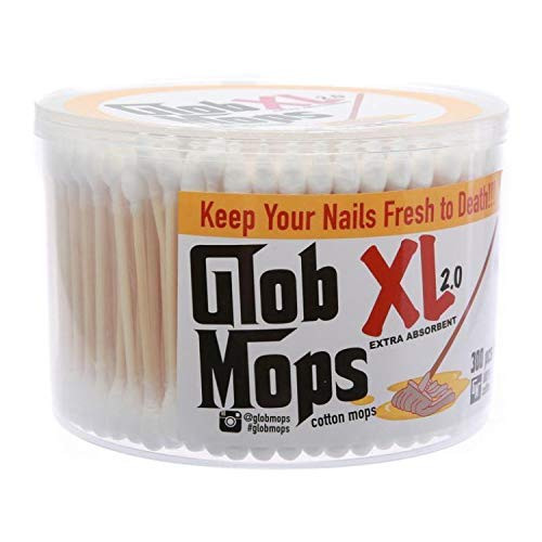 Glob Mops XL 2.0 Cotton Swabs 6-Pack Bundle | Extra Absorbent | Eco-Friendly | 1800 Total Mops