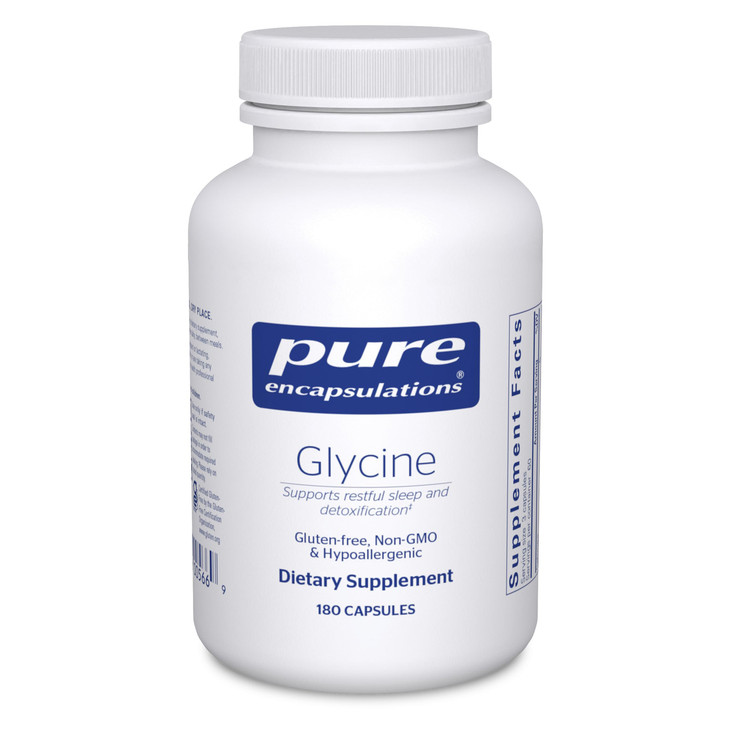 Pure Encapsulations Glycine - Supports Restful Sleep & Liver Detox* - Liver Supplement - Vegan & Gluten-Free - 180 Capsules