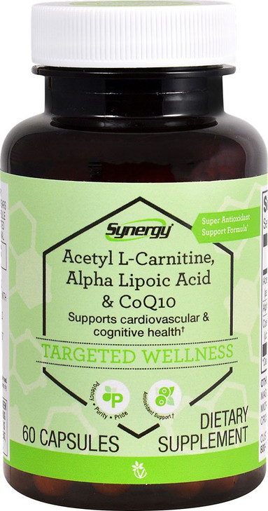 Vitacost CoQ10 + Alpha Lipoic Acid + Acetyl L-Carnitine HCl - 60 Capsules
