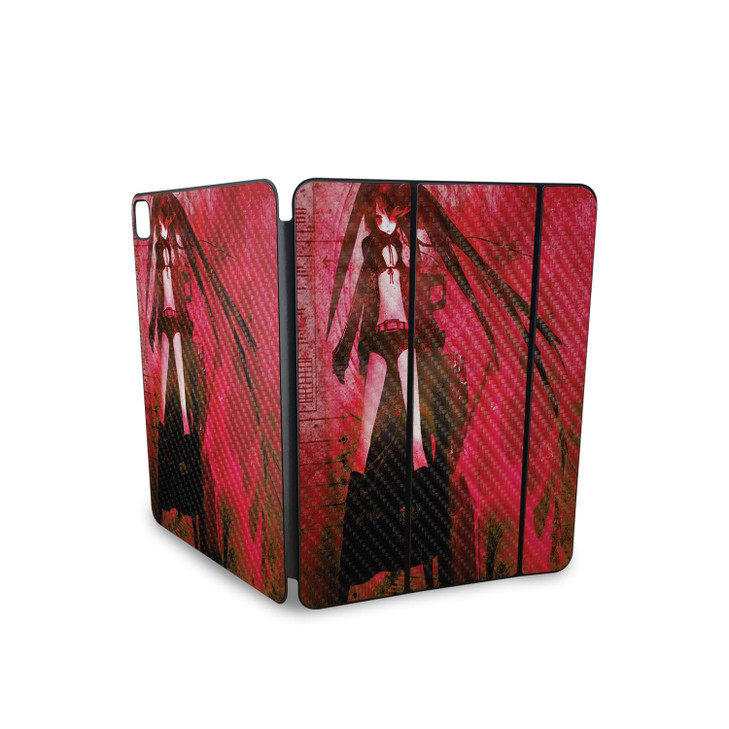 Carbon Fiber Skin Compatible with Apple Smart Folio for iPad Pro 13-inch (M4/M5) 2025 - Anime - Premium 3M Vinyl Protective Wrap Decal Cover | Crafte